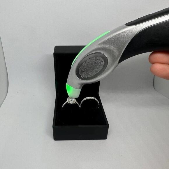 Moissanite Engagement Ring Oval Cut GRA Certified Wedding Brilliant 18K Size 5.5 - Picture 6 of 15